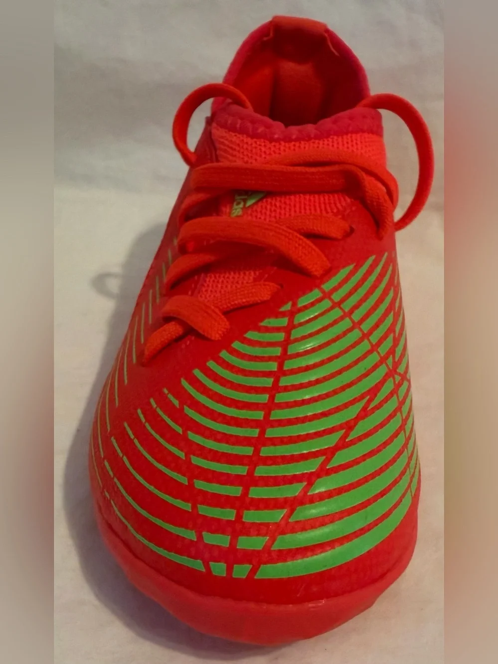 Adidas Predator edge.3 Turf Soccer Shoes Orange GV8503 Toddler Sz: 11K